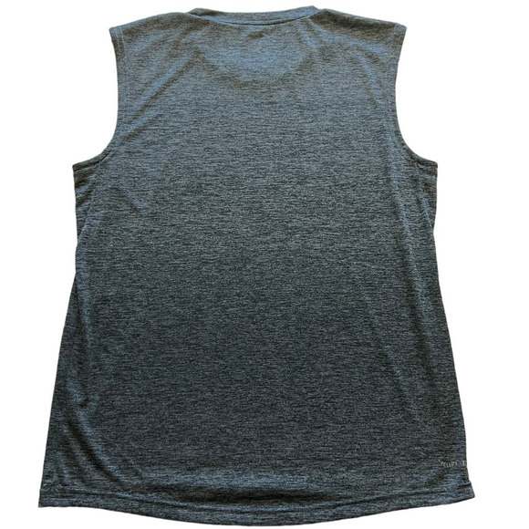 Adidas Dark Gray Crew Neck Tank Top, Size L - Picture 2 of 7